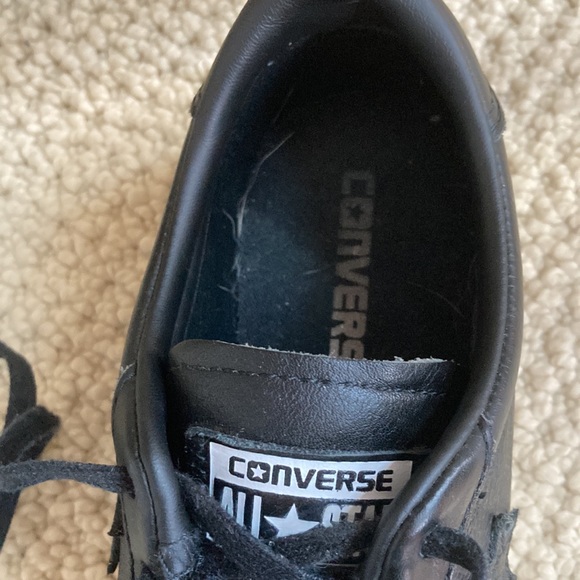 Converse All Star in black leather - Picture 5 of 7